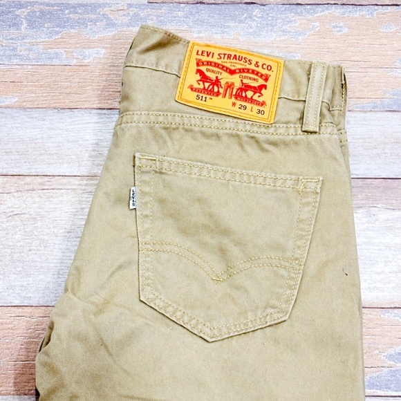 LEVI'S Desert Taupe 511Mc Skinny Jeans - Picture 4 of 11